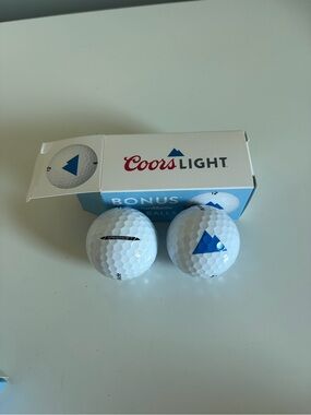 Coors Light - Golf Balls (2 pack) NWT